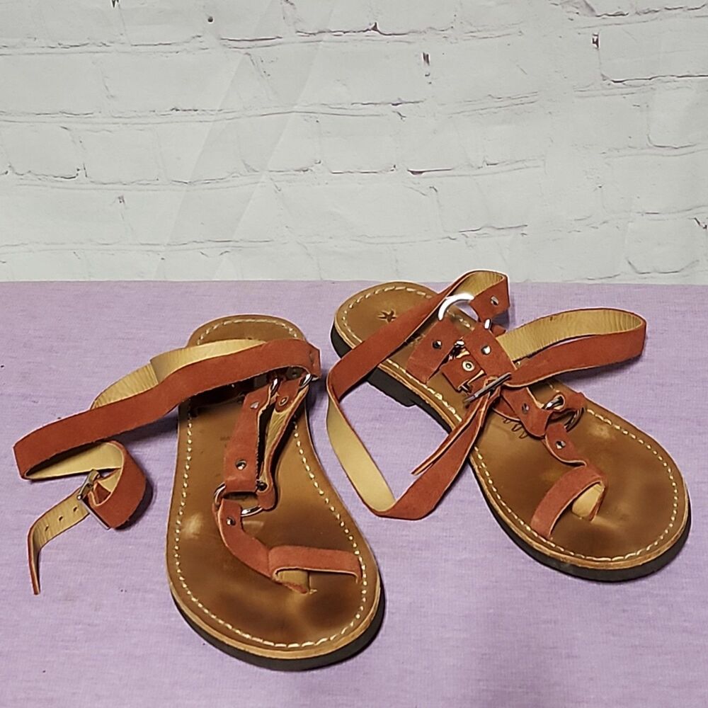 Stella d'Otranto Alberobello Leather Gladiator Sandals Size 40 / US 9-9.5